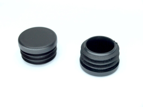 Abschlußstopfen für Rundrohr 50mm 4-5mm schwarz