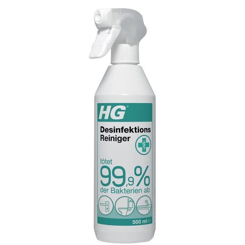 HG Desinfektions-Reiniger, Spray 500ml Desinfektion Oberfächen Bakterien