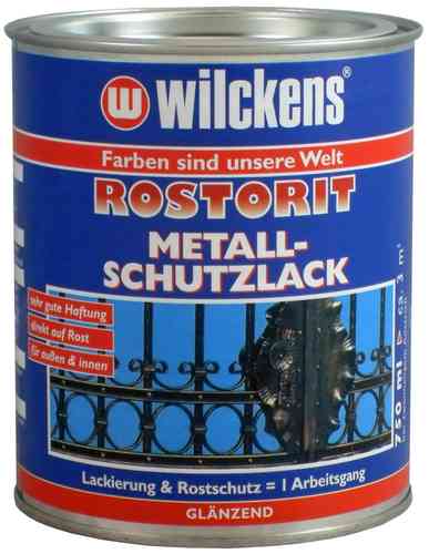 Wilckens Rostorit Metall Schutzlack 0,75 Liter Rostschutzlack 6 Farben