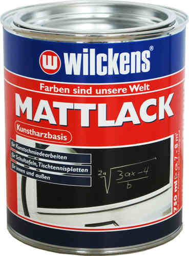 Wilckens Mattlack 0,75 Liter Kunstharzbasis Tafellack Kunstschmiede GRÜN