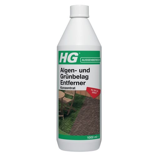 HG 1 Liter Algen- und Grünbelag Moos Entferner Konzentrat ergibt 20 Liter