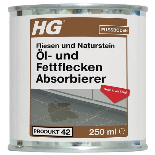 HG Öl- u. Fettflecken Absorbierer Naturstein Marmor Fliesen 250ml