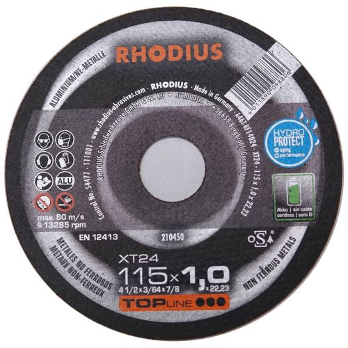 Rhodius XT24 Trennscheibe Aluminium 115x1,0