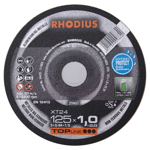 Rhodius XT24 Trennscheibe Aluminium 125x1,0
