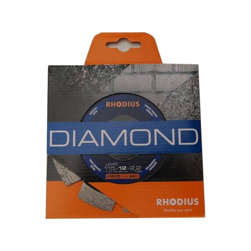 Rhodius Diamant-Trennscheibe LD50 für Baumaterial Universal 115mm 125mm 230mm 