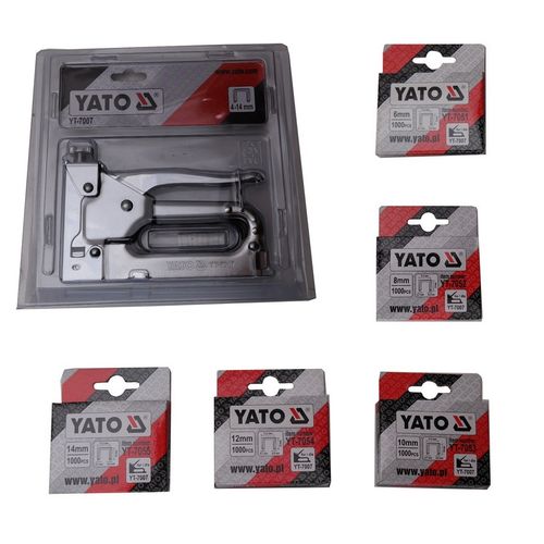 Yato Hand-Tacker YT 7007 Klammern Typ 53 4-14 mm