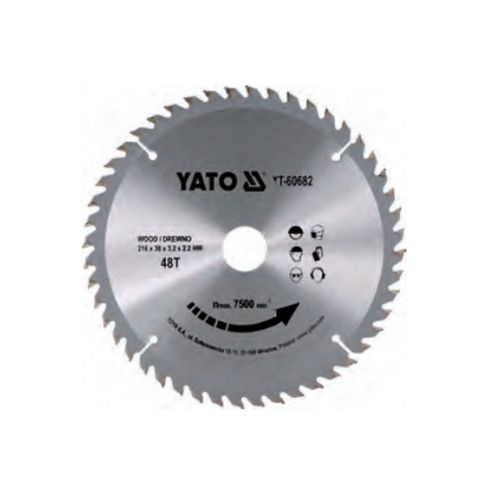 Yato HM-Kreissägeblatt Holz 184/250mm 40/60 Zähne