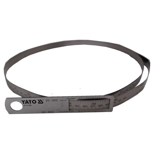 Yato Bandmaß Umfang/Durchmesser 60-3460 mm rostfreier Stahl Maßband Forst
