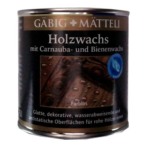 0,375 l Gäbig+Mätteli Holzwachs mit Carnauba- und Bienenwachs Möbel