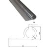 Kederschiene Aluminium eloxiert  - 50 cm bis 2m - 90°