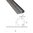 Kederschiene Aluminium eloxiert - 50 cm bis 2m - 90°