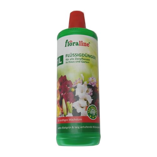 Floraline Flüssigdünger 7-3-5 1 Liter für alle Grün-und Blühpflanzen