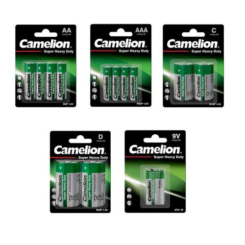 Camelion super heavy duty Batterien - Spielzeug / Lampen / Uhren