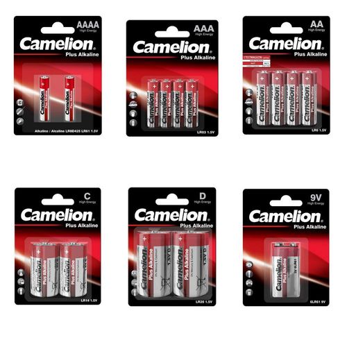 Camelion Alkaline Plus Batterien - Fernbedienungen / Uhren / Taschenlampen